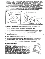 Предварительный просмотр 6 страницы Weslo Cadence 8.0a Treadmill Manual