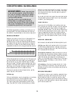 Preview for 18 page of Weslo Cadence 80 User Manual