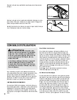 Preview for 7 page of Weslo Cadence 815 Treadmill (French) Livret D'Instructions Manual