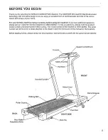 Preview for 5 page of Weslo Cadence 825 Manual