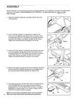 Preview for 6 page of Weslo Cadence 825 Manual