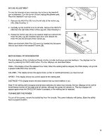 Preview for 9 page of Weslo Cadence 825 Manual