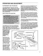 Preview for 7 page of Weslo Cadence 845 Manual