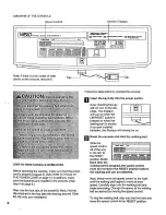 Preview for 8 page of Weslo Cadence 855 Manual