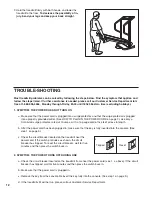 Preview for 12 page of Weslo Cadence 927 User Manual