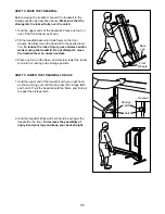 Preview for 11 page of Weslo Cadence 930 User Manual