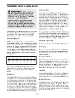 Preview for 14 page of Weslo Cadence 930 User Manual