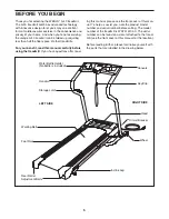 Preview for 5 page of Weslo Cadence A 40 Treadmill User Manual