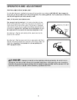 Preview for 9 page of Weslo Cadence A 40 Treadmill User Manual