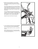 Preview for 7 page of Weslo Cadence A50 Treadmill User Manual