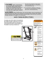 Preview for 4 page of Weslo Cadence C 8 Treadmill User Manual