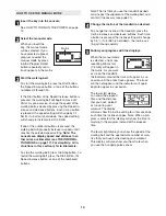 Preview for 14 page of Weslo Cadence C 8 Treadmill User Manual