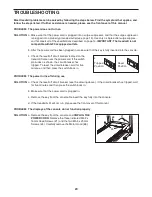 Preview for 20 page of Weslo Cadence CT 5.8 User Manual