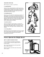 Preview for 18 page of Weslo Cadence Dl35 User Manual