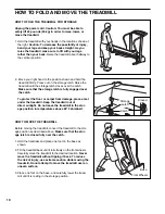 Предварительный просмотр 10 страницы Weslo Cadence DL40 User Manual