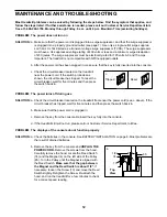 Preview for 12 page of Weslo CADENCE DX12 User Manual