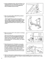 Preview for 6 page of Weslo CADENCE DX3 User Manual