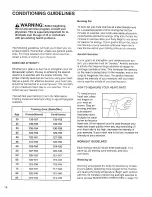 Preview for 14 page of Weslo CADENCE DX3 User Manual