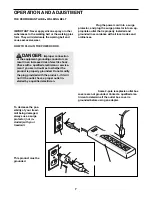 Предварительный просмотр 7 страницы Weslo Cadence Dx9 User Manual