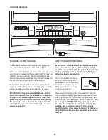 Предварительный просмотр 15 страницы Weslo Cadence G-40 Treadmill User Manual