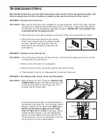 Предварительный просмотр 20 страницы Weslo Cadence G-40 Treadmill User Manual