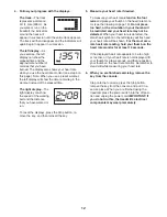 Preview for 12 page of Weslo Cadence G 5.9 Treadmill User Manual