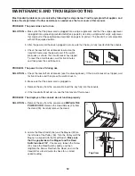 Preview for 12 page of Weslo Cadence G25 Treadmill User Manual