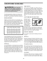 Preview for 14 page of Weslo Cadence G25 Treadmill User Manual