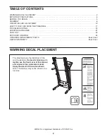 Предварительный просмотр 2 страницы Weslo Cadence GTX User Manual