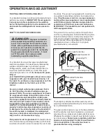 Предварительный просмотр 12 страницы Weslo Cadence GTX User Manual