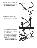 Предварительный просмотр 7 страницы Weslo Cadence J3.7 Treadmill (French) Manuel De L'Utilisateur