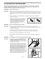 Предварительный просмотр 20 страницы Weslo Cadence J3.7 Treadmill (French) Manuel De L'Utilisateur