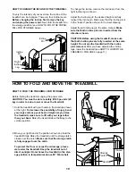 Preview for 10 page of Weslo Cadence L 290 User Manual