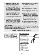 Preview for 3 page of Weslo Cadence LS 8 User Manual