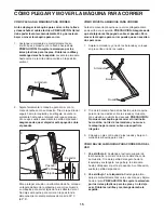 Предварительный просмотр 15 страницы Weslo Cadence R 5.2 Treadmill (Spanish) Manual Del Usuario