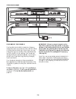 Предварительный просмотр 14 страницы Weslo Cadence R 7.2 Treadmill User Manual