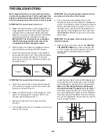 Предварительный просмотр 20 страницы Weslo Cadence R 7.2 Treadmill User Manual