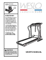 Weslo Cadence Sl30 User Manual предпросмотр