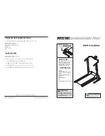 Weslo CardioStrite Plus WETL01540 User Manual preview