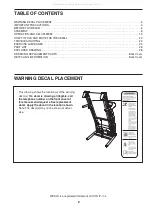 Предварительный просмотр 2 страницы Weslo compact SL User Manual