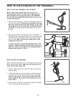 Preview for 14 page of Weslo Crosswalk 365e Treadmill User Manual