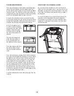 Предварительный просмотр 18 страницы Weslo Crosswalk Pro 14.2t User Manual