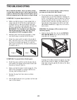 Предварительный просмотр 20 страницы Weslo Crosswalk Pro 14.2t User Manual