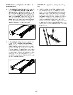 Предварительный просмотр 22 страницы Weslo Crosswalk Pro 14.2t User Manual