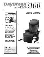 Preview for 1 page of Weslo Daybreak 3100 Manual