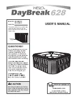 Weslo Daybreak 628blue User Manual preview