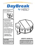 Weslo Daybreak SPRW52461 User Manual preview