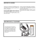 Preview for 4 page of Weslo Easy FitWLIVEL85012.0 User Manual