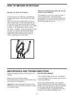 Preview for 10 page of Weslo EasyFit WLIVEL0063.1 User Manual