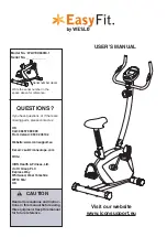 Weslo EasyFit WLIVEX83010.1 User Manual preview